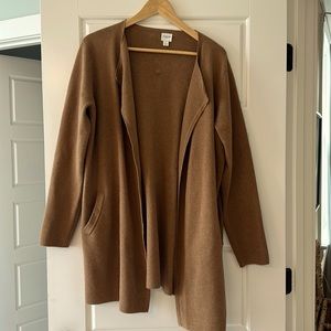 J Crew Vanessa sweater jacket. Size Large. Never worn. No tags